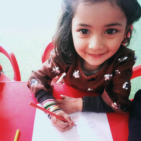 Ground Level School students